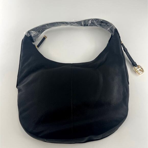 Halston Heritage CX2006L1 Leather Slouchy Shoulder Hobo Bag - Picture 4 of 14
